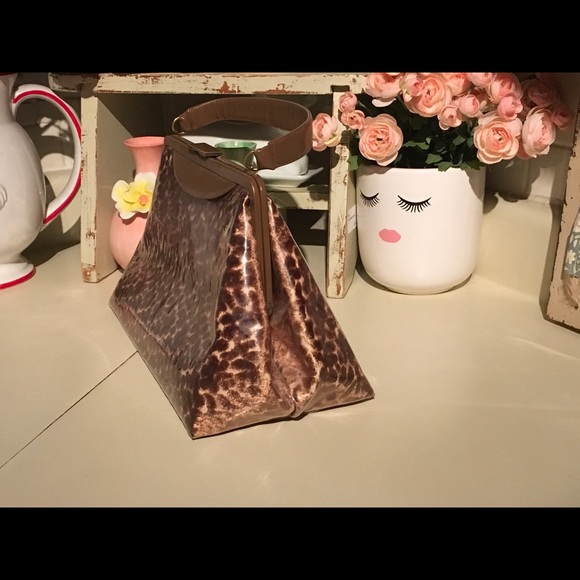 Vintage Antique Chocolate Brown Velvet Purse - Picture 5 of 8
